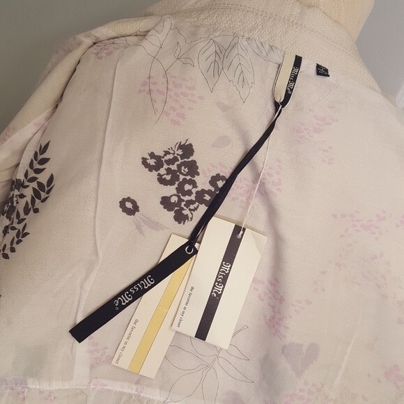 Miss Me Off White Blazer Jacket Baby Doll - Picture 4 of 7